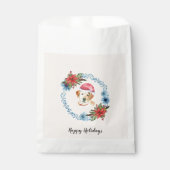 Santa Pet Yellow Lab  feestdag Bedankzakje (Voorkant)