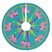 Santa-phant Kerstboom Rok (Voorkant)