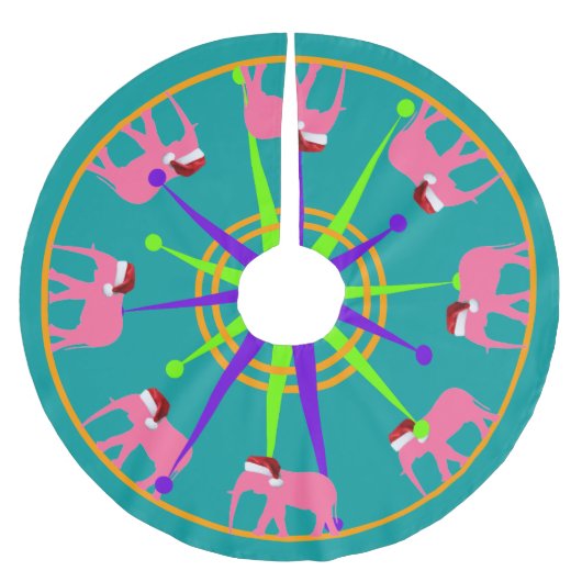 Santa-phant Kerstboom Rok (Voorkant)