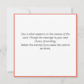 Santa Phones in Sick tot zijn workshop Noordpool Kaart (Achterkant)