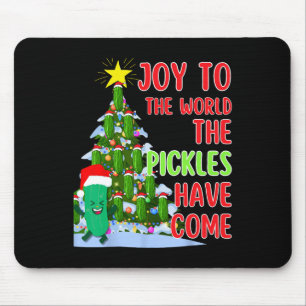 Santa Pickle Kerstboom Lichten Leuk augurk Gift Muismat