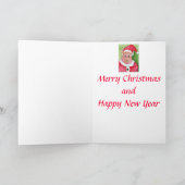 Santa Pig Christmas Kaart (Binnen)