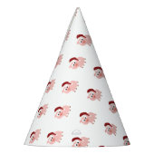 Santa Pig Feesthoedjes (Links)