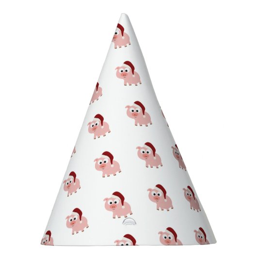 Santa Pig Feesthoedjes (Rechts)