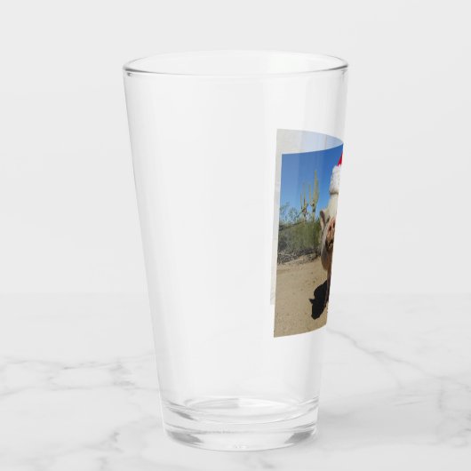 Santa Pig Glass Glas (Rechts)