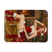  Santa Pin-up Art Magneet (Horizontaal)