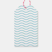 Santa Pink Flamingo Kerstcadeau Tags Cadeaulabel (Achterkant)