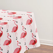Santa Pink Flamingo Kerstfeestdag Tafelkleed (Voorbeeld)