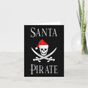 Santa Pirate Skull Swords Christmas Pet Boating Lo Kaart