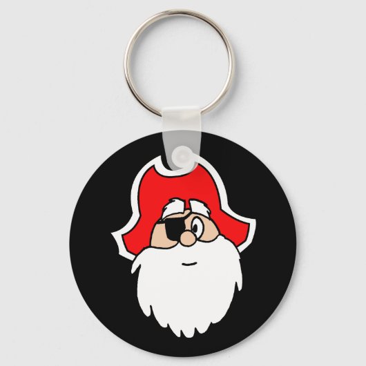 Santa Pirate-Sleutelhanger Sleutelhanger (Voorkant)
