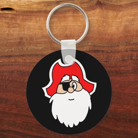 Santa Pirate-Sleutelhanger Sleutelhanger (Voorkant)