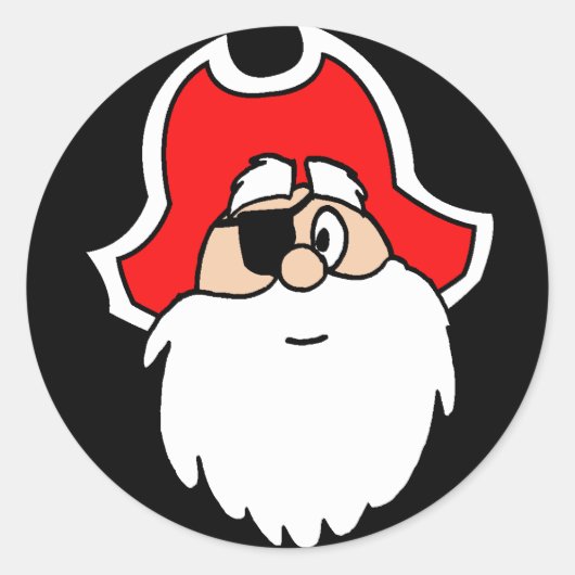 Santa Pirate Stickers (Voorkant)