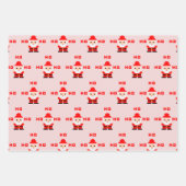 Santa Pixel Art 2 Inpakpapier Vel (Voorkant 3)