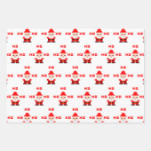 Santa Pixel Art 2 Inpakpapier Vel (Voorkant)