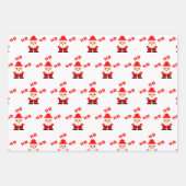 Santa Pixel Art 3 Inpakpapier Vel (Voorkant 2)