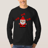Santa Pixel Art 3 T-shirt (Voorkant)
