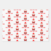 Santa Pixel Art 4 Inpakpapier Vel (Voorkant 3)