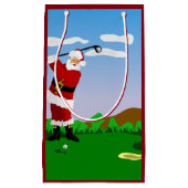Santa Play Golf Klein Cadeauzakje (Voorkant)