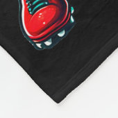 Santa Playing American Football Christmas Women Me Fleece Deken (Hoek)