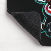 Santa Playing American Football Christmas Women Me Muismat (Hoek)