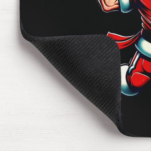 Santa Playing American Football Christmas Women Me Muismat (Hoek)