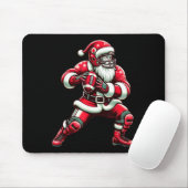 Santa Playing American Football Christmas Women Me Muismat (Met muis)