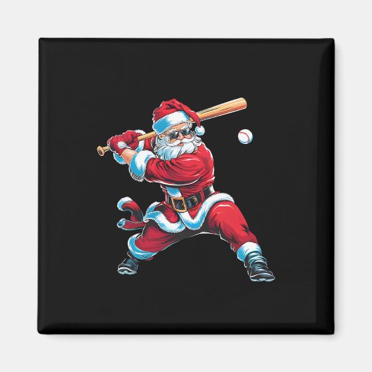 Santa Playing Sell Men Boys Christmas Sell Player  Magneet (Voorkant)
