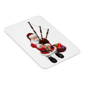 Santa Plays Bagpipes Magneet (Rechterzijde)