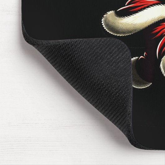 Santa Plays Soccer Srts, Xmas Christmas Women Men  Muismat (Hoek)