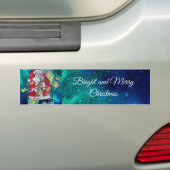 SANTA PLAYSAX, MUSISCHE CHRISTMAS PARTIJ BUMPERSTICKER (Op auto)