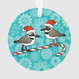 Santa Plovers Ornament