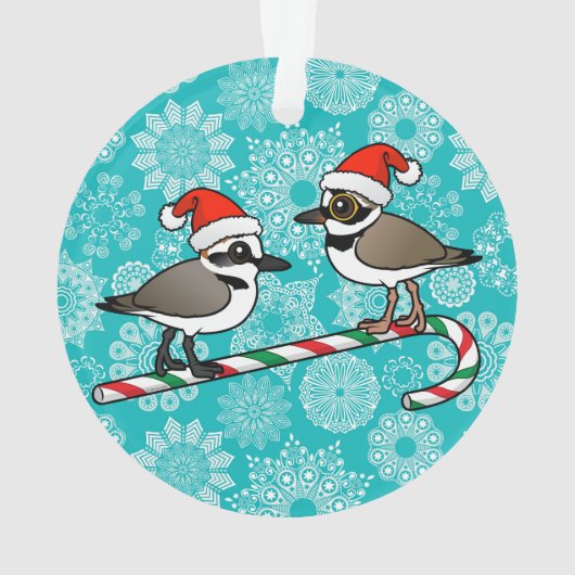 Santa Plovers Ornament (achterkant)