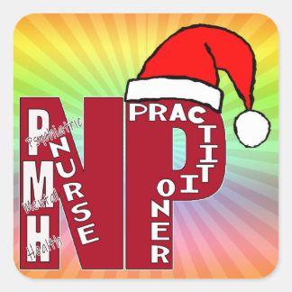 SANTA PMH-NP BigRed Vierkante Sticker