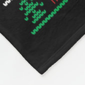 Santa Poedel Rijden Eenhoorn Kerst Trui Liefde Fleece Deken (Hoek)