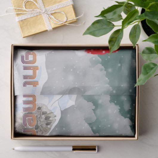 Santa Polar-Beer | Beary-kerstcadeaupapier Tissuepapier (Geschenk)