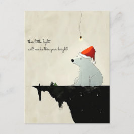 Santa Polar-Beer Briefkaart