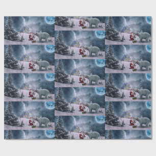 Santa & Polar Beer inpakpapier