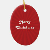 Santa Polar-Beer Keramisch Ornament (Achterkant)