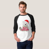 Santa Polar-Beer | Kerst van de bijenstal T-shirt (Voorkant volledig)