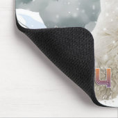 Santa Polar-Beer | Kerstmis in Beary Mousepad Muismat (Hoek)