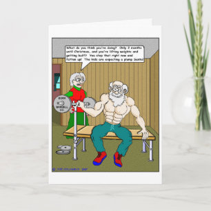 SANTA POMP IJZER FEESTDAGEN KAART