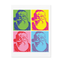 Santa Pop art Merry Kerstmis