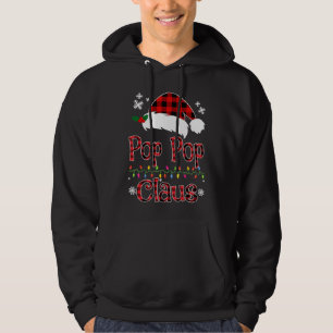 Santa Pop Pop Claus kerstcadeau Hoodie