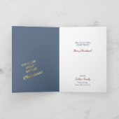 Santa Portret met speelgoed en Holly Kaart (Binnen)