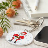 Santa Pose Sleutelhanger (Voorkant Rechts)
