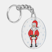Santa Pose Sleutelhanger (Voorkant Links)