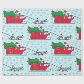 Santa Possum Cadeaupapier (Vlak)