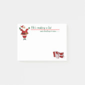Santa Post-het Nota's Post-it® Notes (Voorkant)