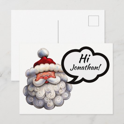 Santa Post Kaart (Voorkant / Achterkant)