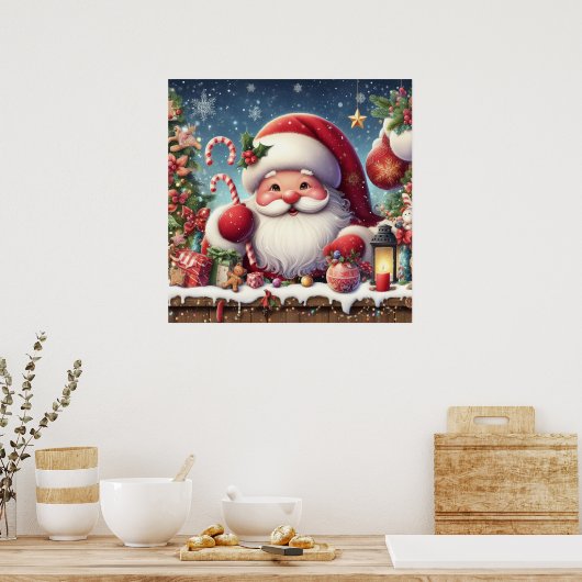 Santa Poster (Keuken)